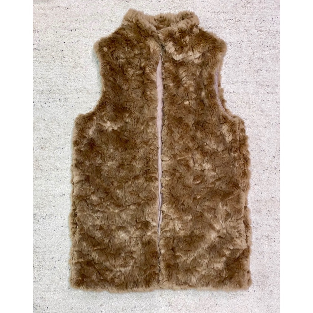 Faux fur vest
